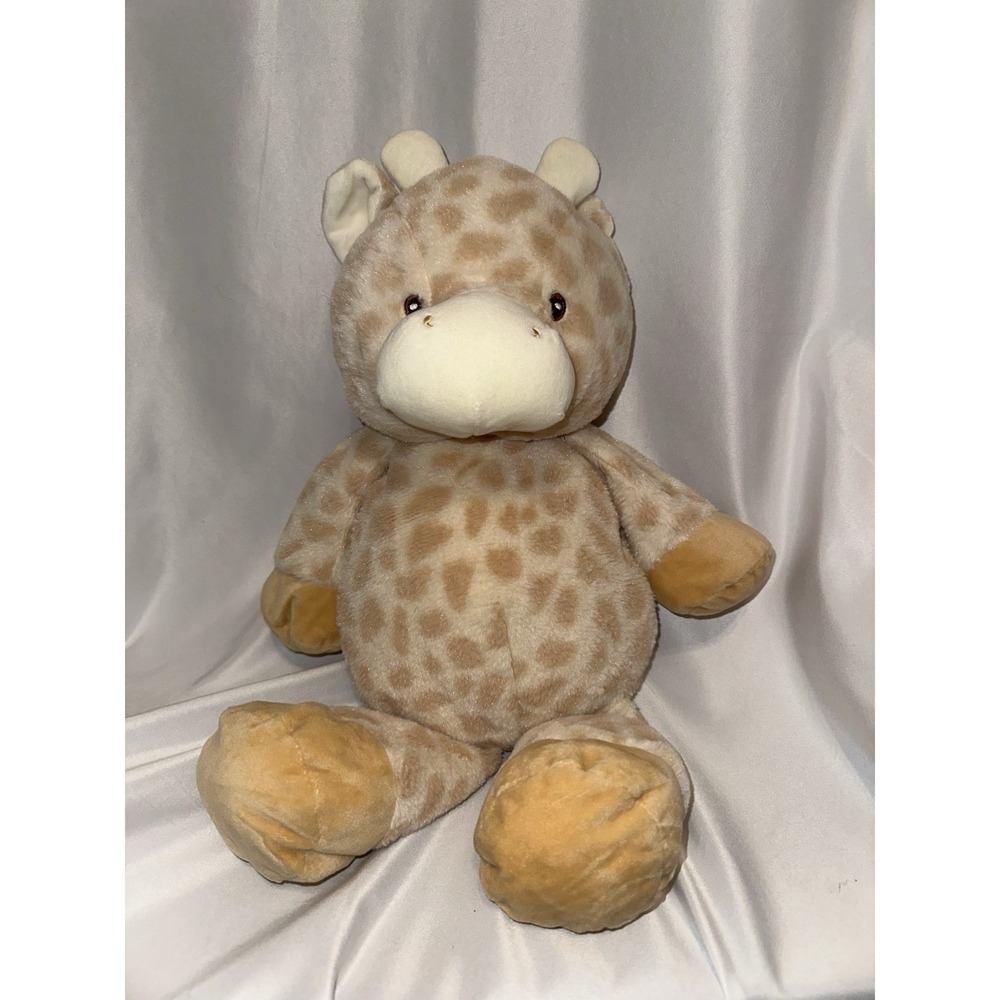 Kelly Toy Plush Giraffe Rattle Crinkle Ears Soft 18 inch Tan Stuffed Animal